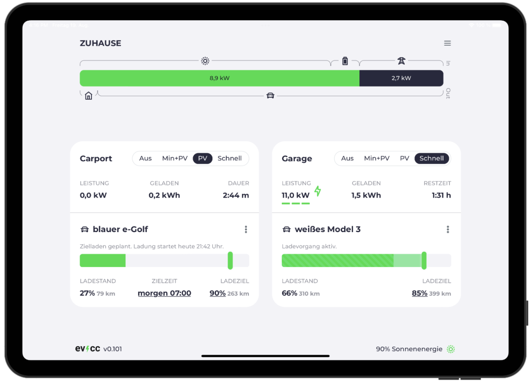 一套电动汽车智能充电管理平台