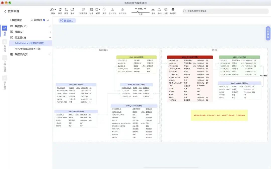 一款高颜值、跨平台的数据库建模工具