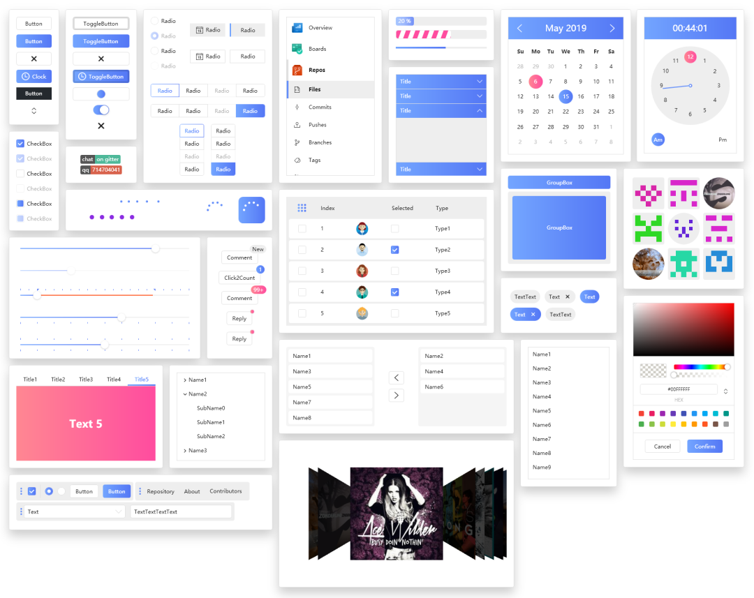 一个强大且美观的WPF控件库