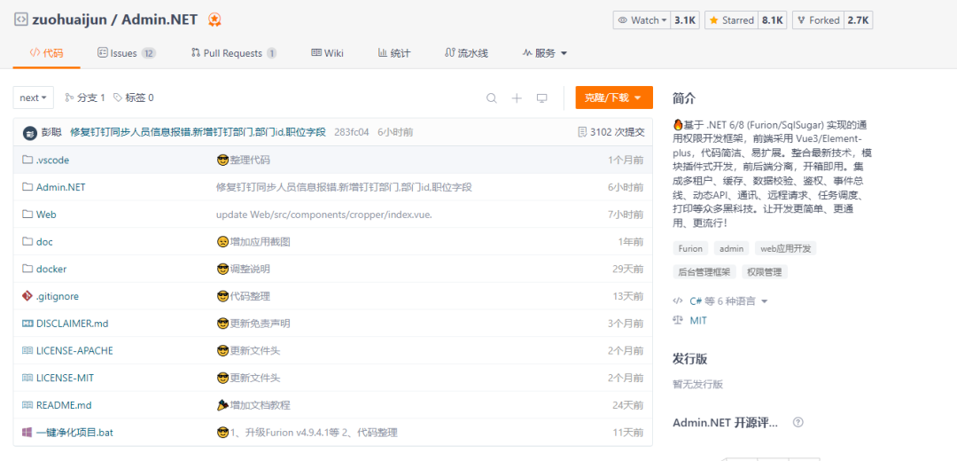 有可能是.NET最好用的通用权限开发框架