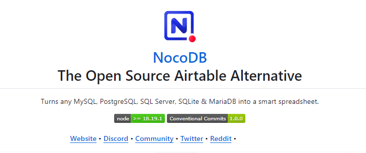 一款无代码数据库工具这款NocoDB 真的牛！