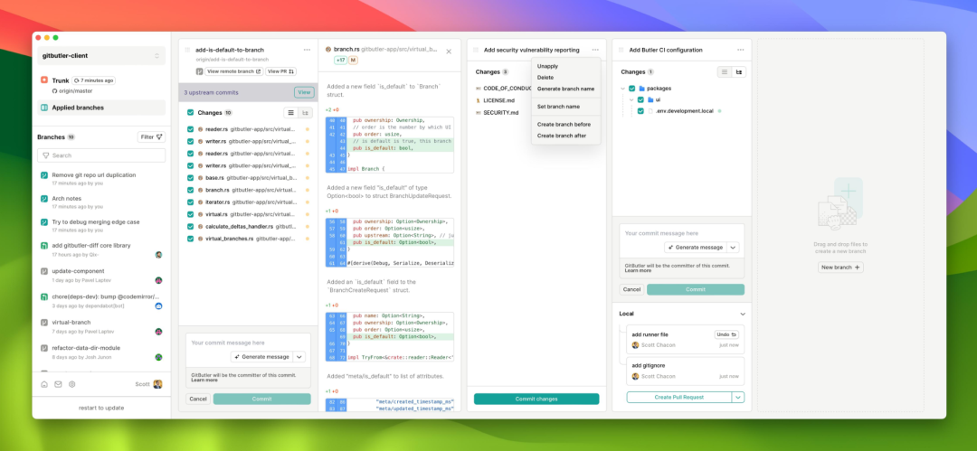 一款高颜值、现代化的 Git 可视化管理工具